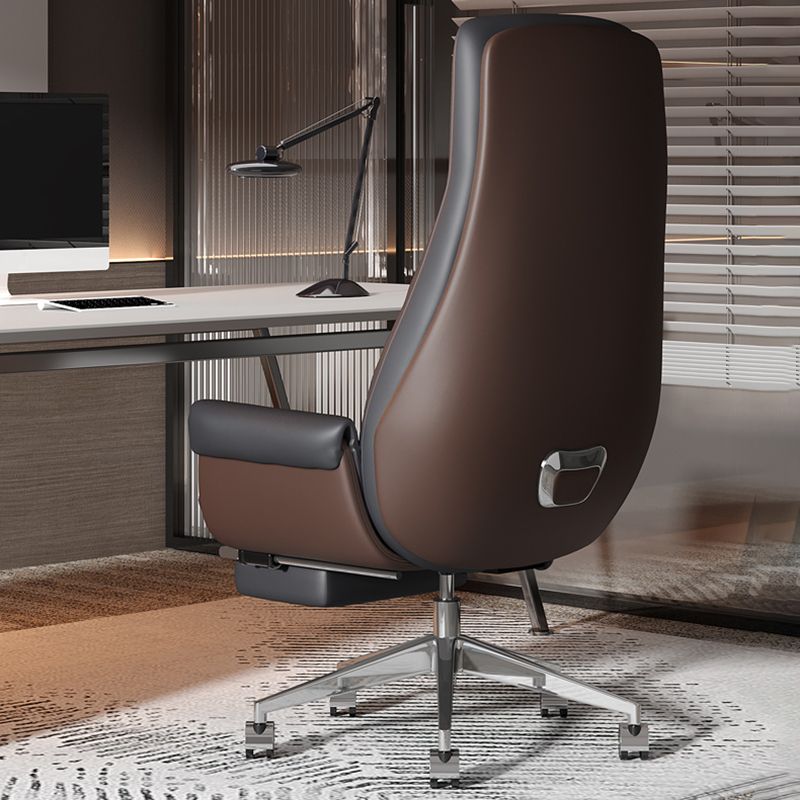 Armless Office Chair Modernism Desk Chair with Wheels for Office