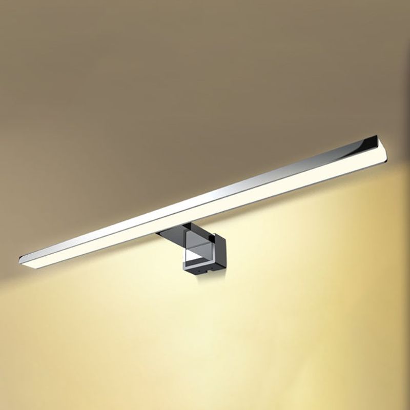 Linear Vanity Light Modern Metal 1 Light LED Mirror Light for Bathroom