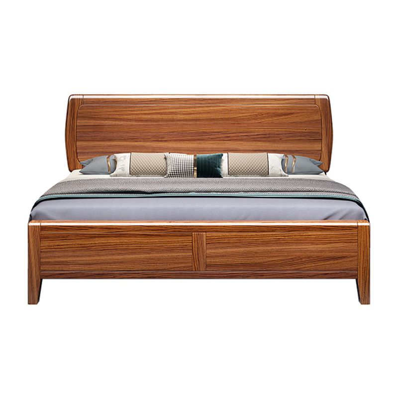 Traditional Headboard Standard Bed Footboard Bed with Custom Legs