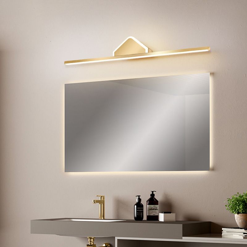 Modern Minimalist Style Linear Vanity Sconce Lights Metal Bar Light for Toilet