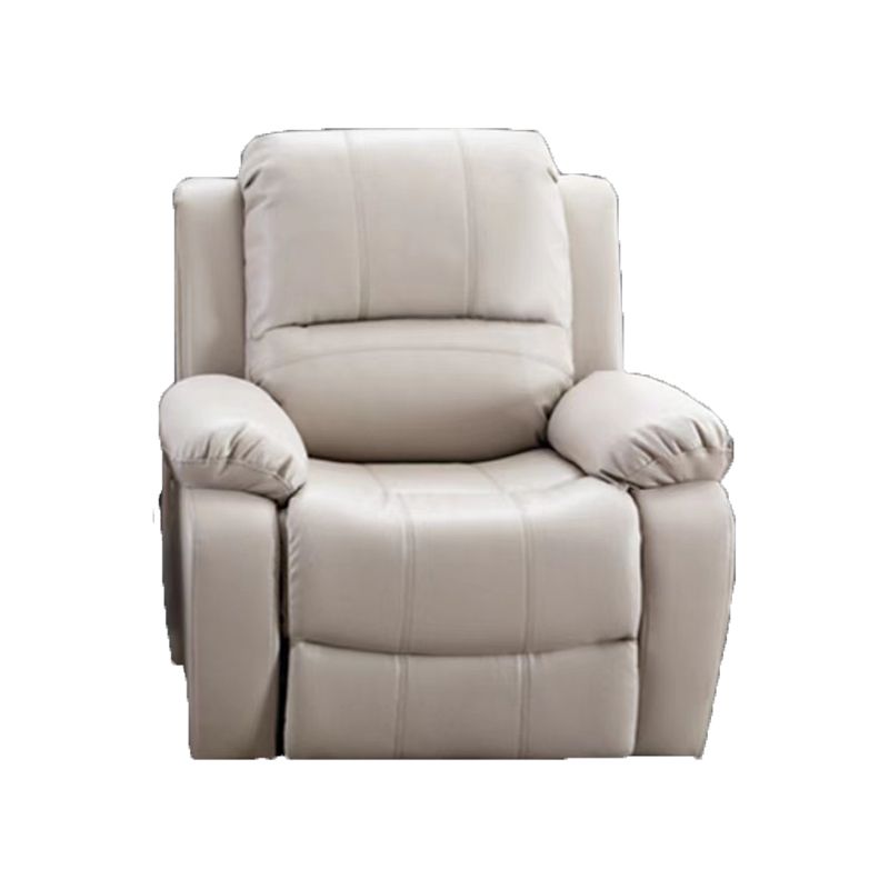 33.5" Wide Faux Leather Recliner Cotton Power Massage Recliner Chair