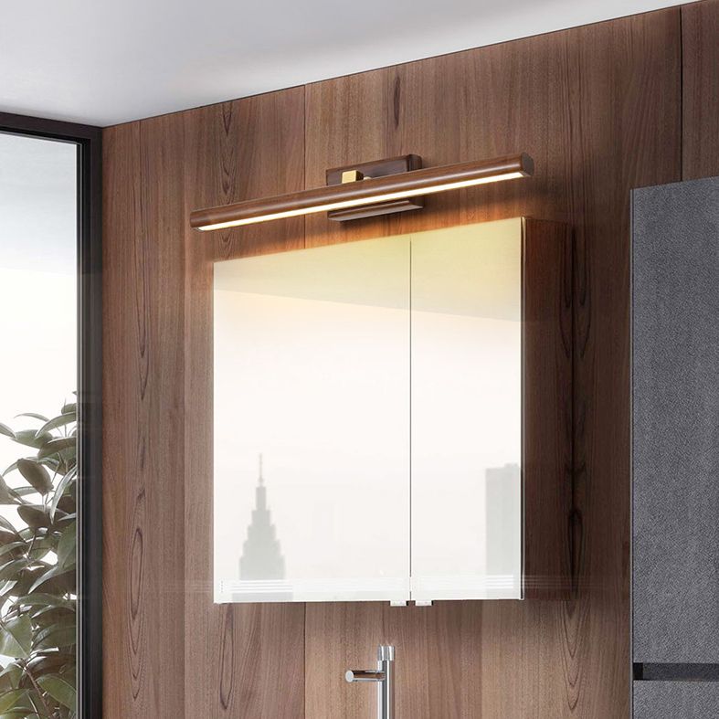 Applexion murale à LED moderne miroir en bois éclair éclairage de salle de bain commode éclair