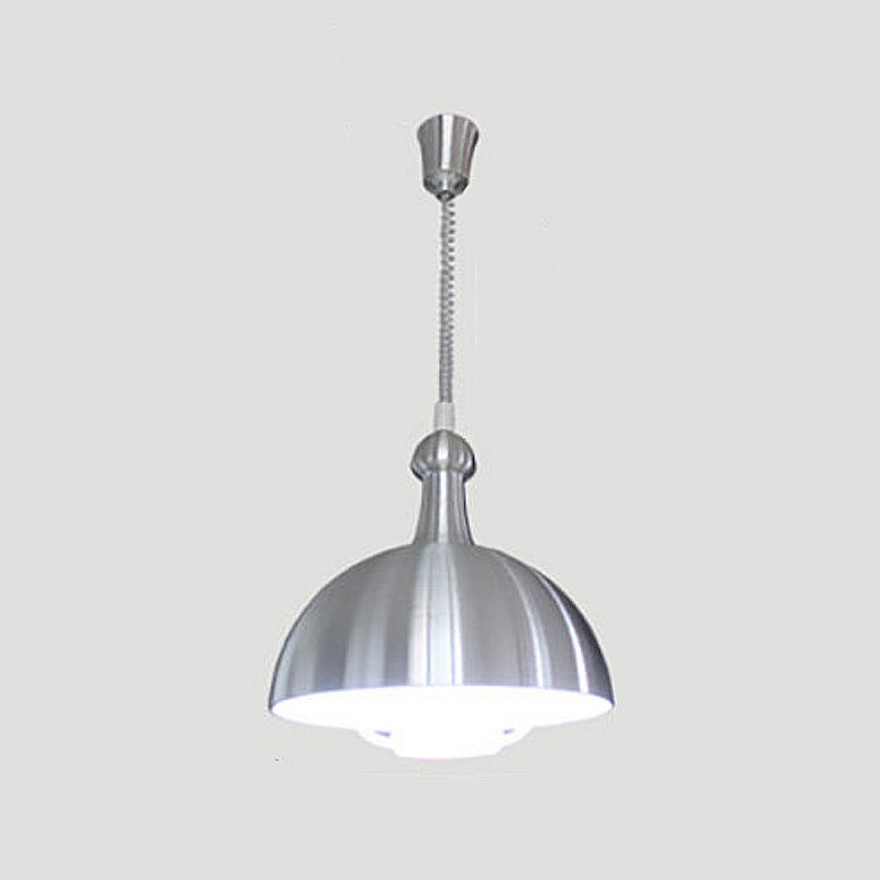 Industrial Ceiling Light with Adjustable Height Metallic Ceiling Light