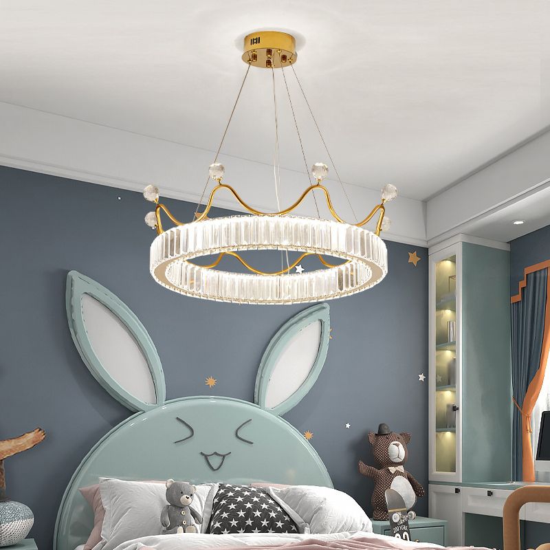 Chambre pour enfants suspension des éclairages à cristaux de cristal contemporain lampes suspendues