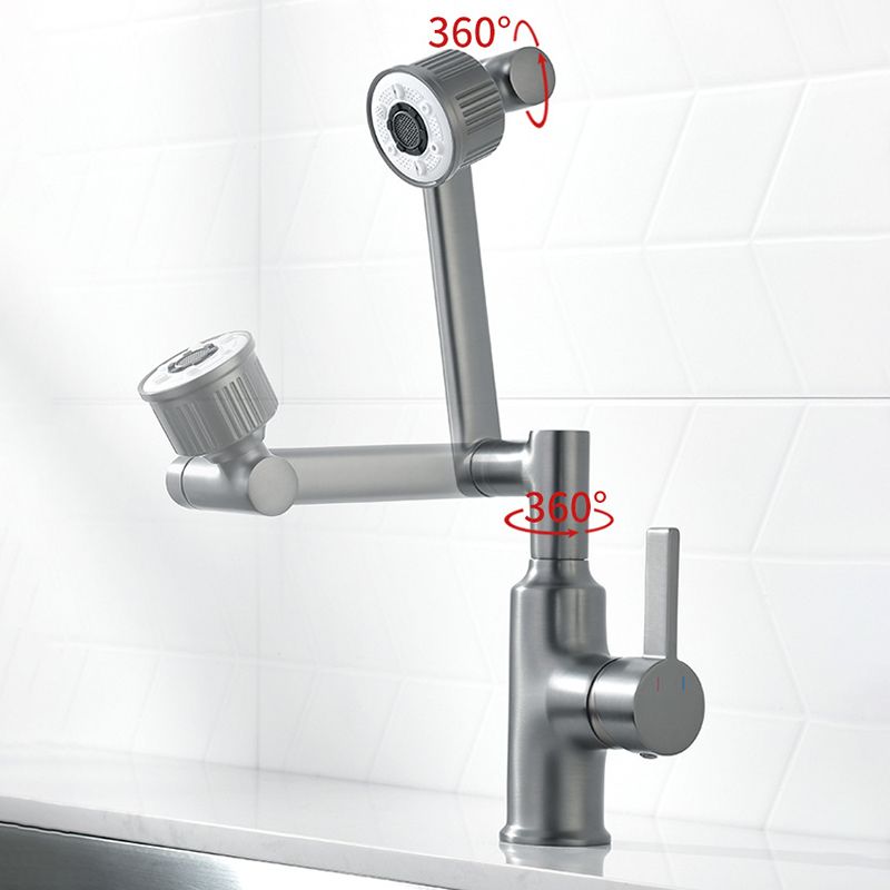 Contemporary Style Faucets One Lever Handles Vessel Sink Faucets