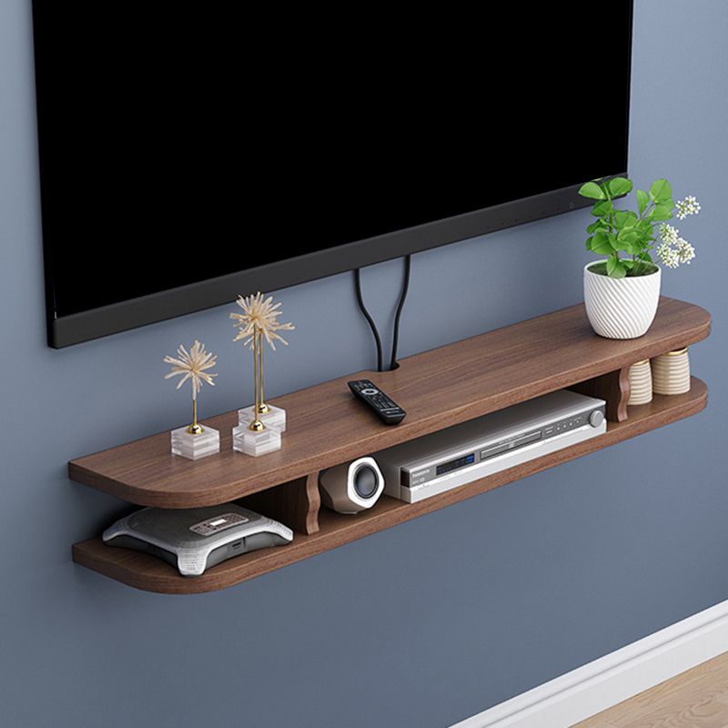 Scandinavian Wood TV Stand Wall-mounted Cable Management TV Console