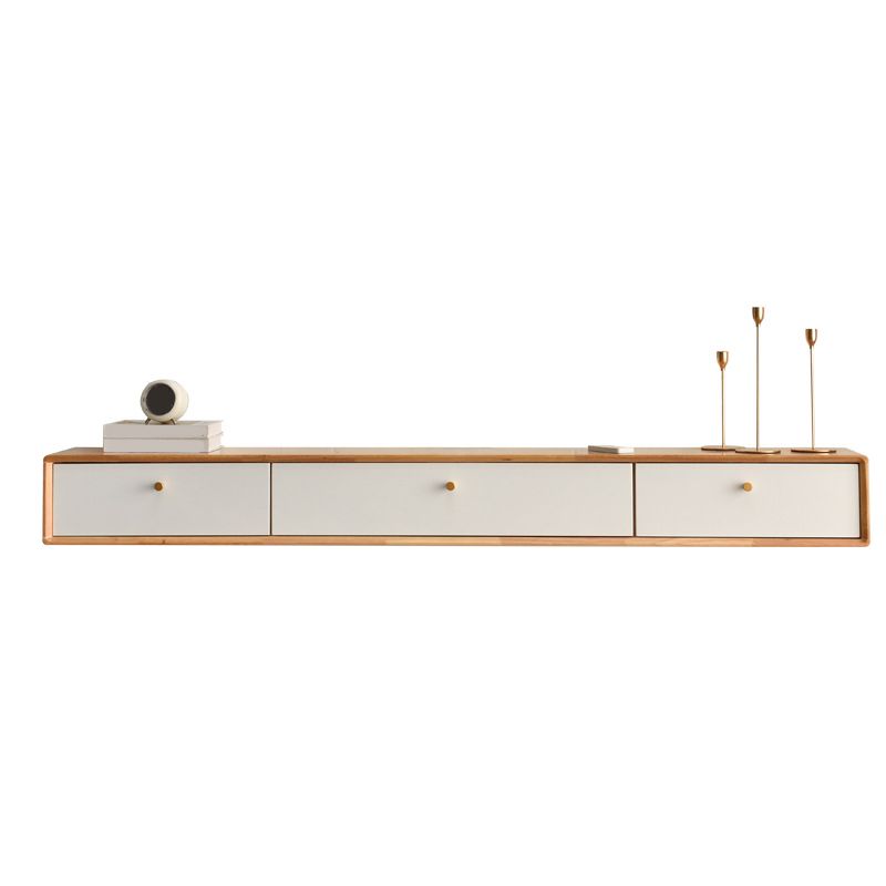 Modern TV Stand Console Floating Media Console TV Stand with Drawers