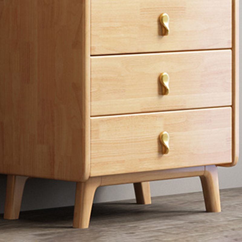 Contemporary Accent Chest with 4 Wooden Legs 15.74" Wide Chest with Drawers