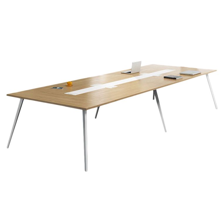 Contemporary Style Engineered Wood Desk Rectangle Desk for Office