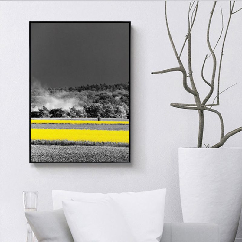 Yellow Forest Canvas Prints Decorative Countryside for Living Room Wall Art Decor