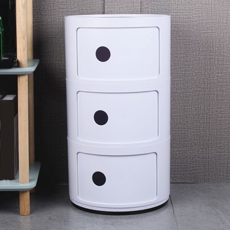 2/3/4-Door Nightstand (India) 12.6" H Plastic Bedside Cabinet