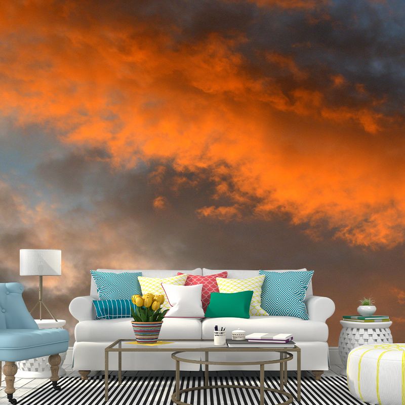 Photography Sky Pattern Wall Mural Decorative Stain Resistant Living Room Wall Mural