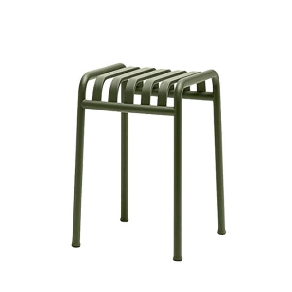 Contemporary Outdoor Chair Open Back Metal Patio Dining Chair