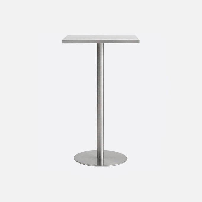 Industrial Style Stainless Steel Bar Table 42-inch Height Table for Coffee Shop