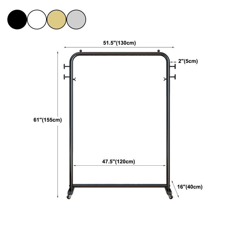 Industrial Hall Stand Metal Free Standing No Distressing Coat Rack