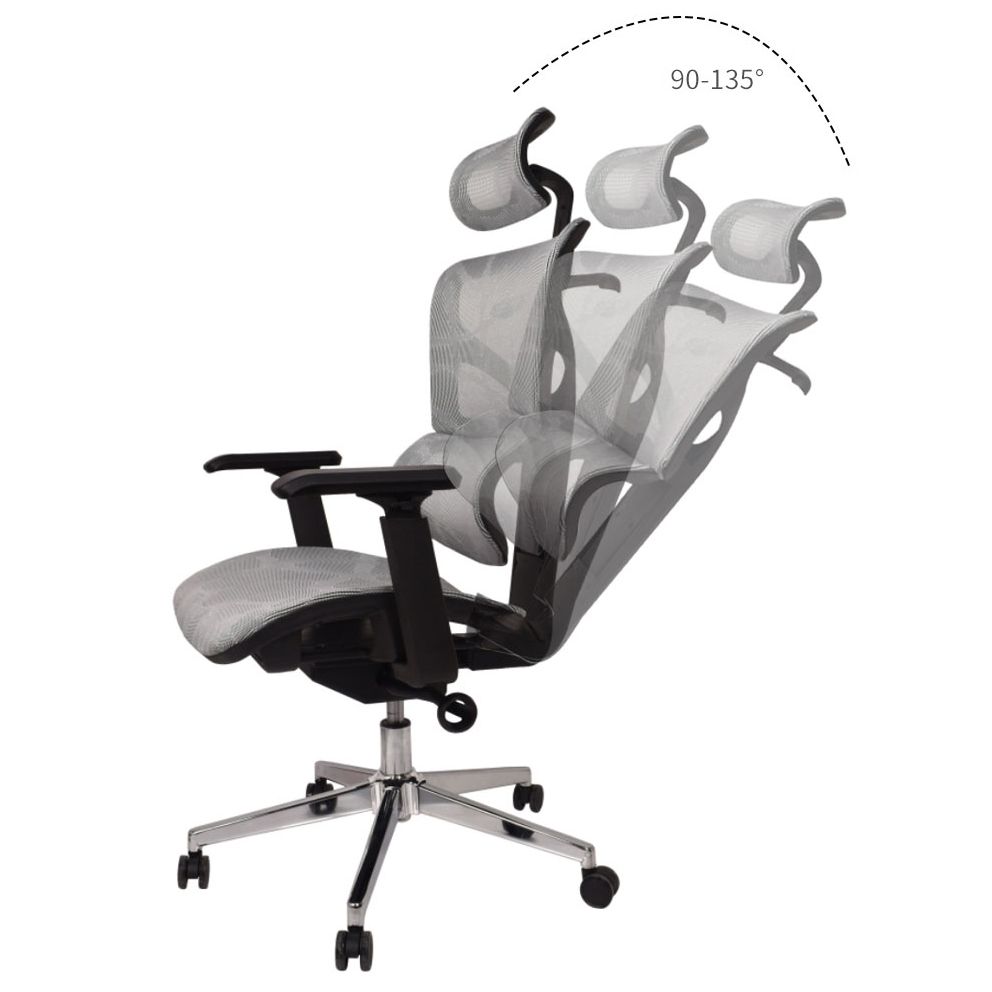 Adjustable Seat Height Executive Chair Swivel High Back Chair with Caster Wheels