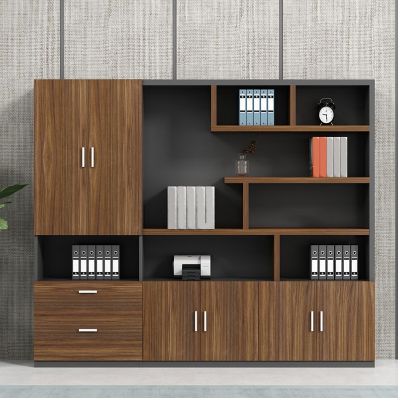 Vertical Contemporary Filing Cabinet Engineered Wood File Cabinet