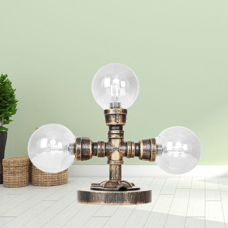 Lampe de bureau rond industrielle 2/3