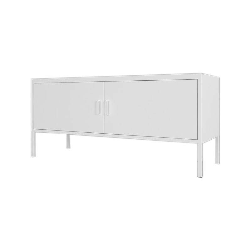 Modern Style Metal TV Stand Enclosed Storage TV Console,46.46"L x 15.74"W x 23.62"H