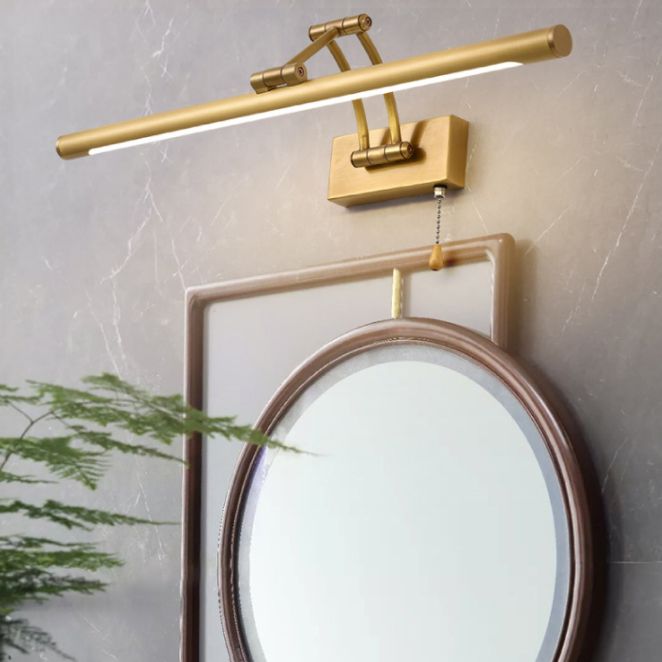 Moderna pared LED Spliquet Extendible Lámpara de pared Mirror Lucinadora de baño de inodoro Iluminación