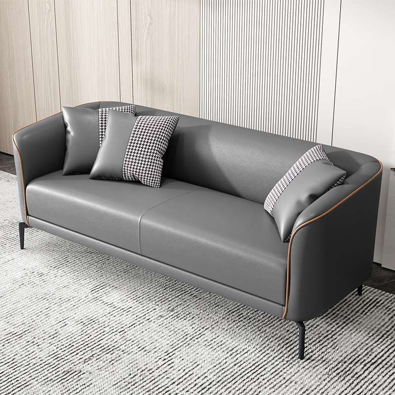 Scandinavian Tight Back Sofa Tuxedo Arm Couch for Living Room