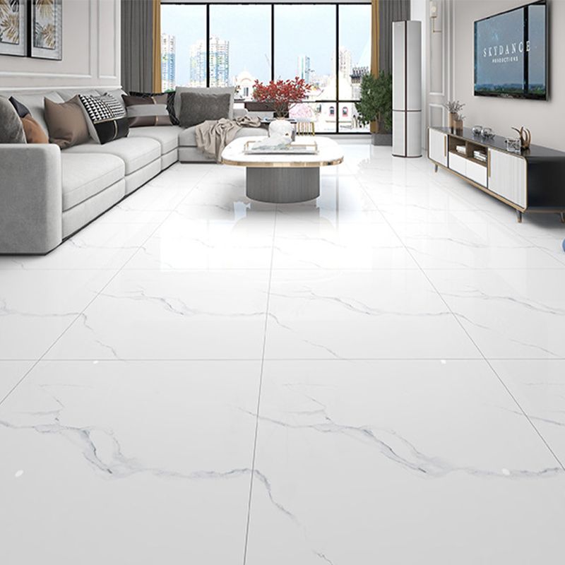 Modern Style Floor Tile Square Waterproof Straight Edge Floor Tile