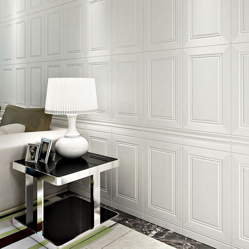 Modern Style Interior Wall Paneling Peel and Stick Geometric Texture Wall Paneling