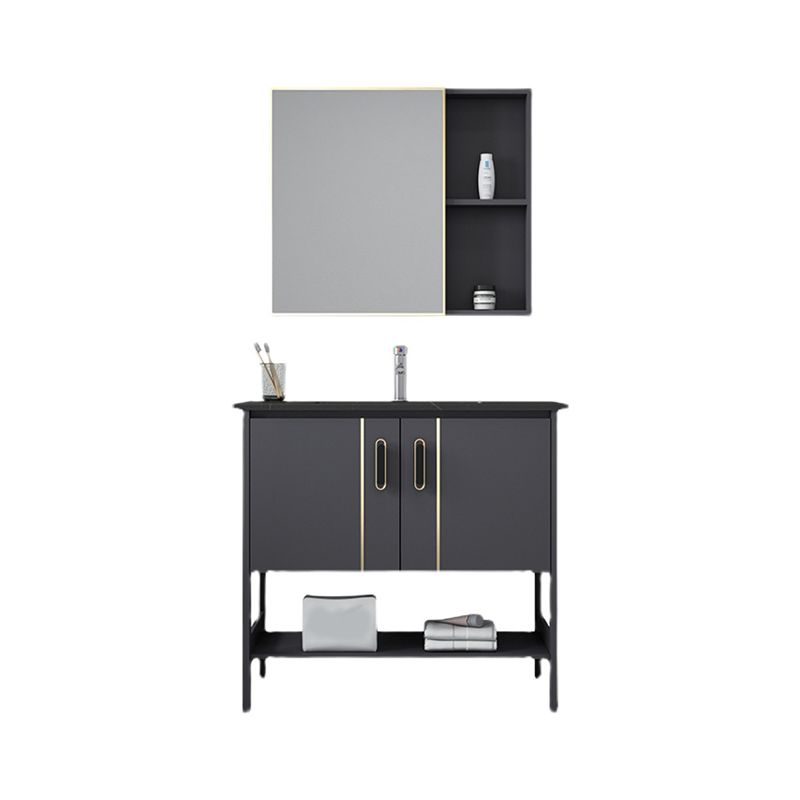 Bathroom Sink Vanity Rectangle Freestanding Mirror Standalone Cabinet Bath Vanity