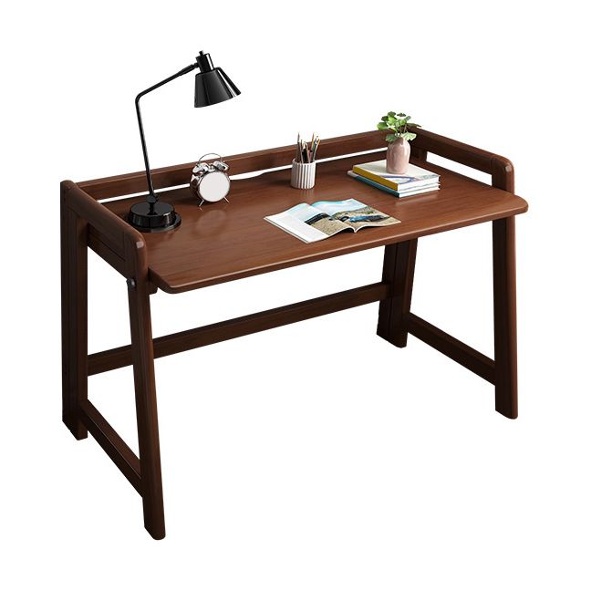 30.42-inch H Modern Office Desk Solid Wood Folding Writing Desk