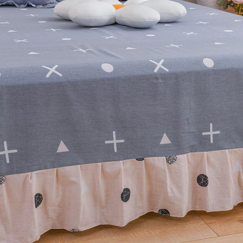 Cotton Bed Sheet Home Bedroom Dormitory Simple Bed Sheet Set