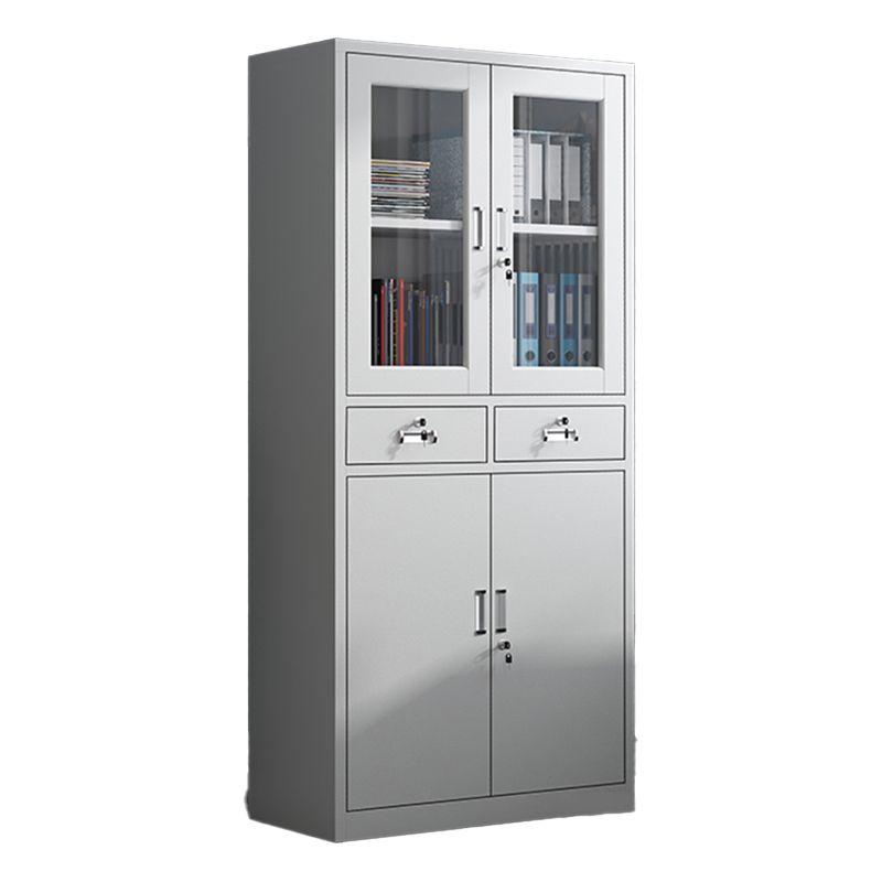 Modern Locking File Cabinet Metal Filing Cabinet with Storage Shelves