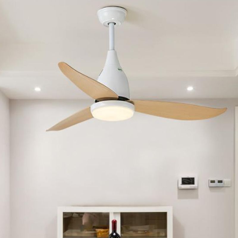 Nordic Ceiling Fan Light Fixture Minimalist LED Ceiling Lamp for Living Room