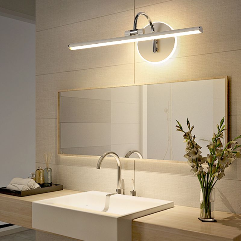 Lámpara de espejo de maquillaje LED de lámpara de espejo simple moderna para el baño para el baño