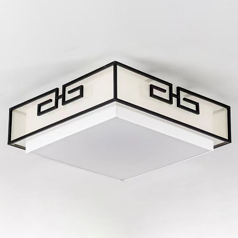 New Chinese Style Ceiling Light Geometry Shape Ceiling Lamp for Living Room