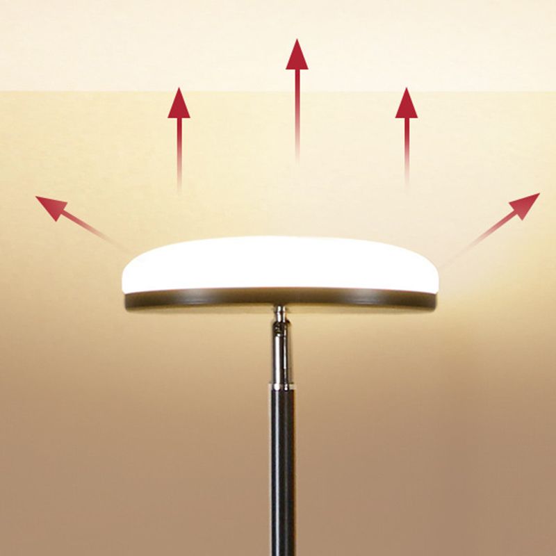 Nordic Style Floor Lamp Metal 71" High LED Floor Light for Living Room