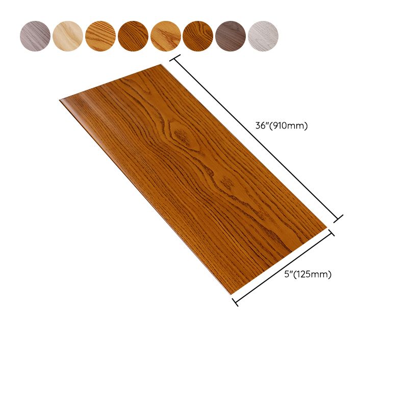 Contemporary Hardwood Deck Tiles Solid Wood Click lock Side Trim Piece