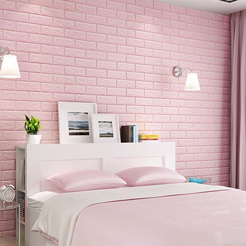 3D Embossed Wall Panel Colorful Waterproof Foam Indoor Wall Tile