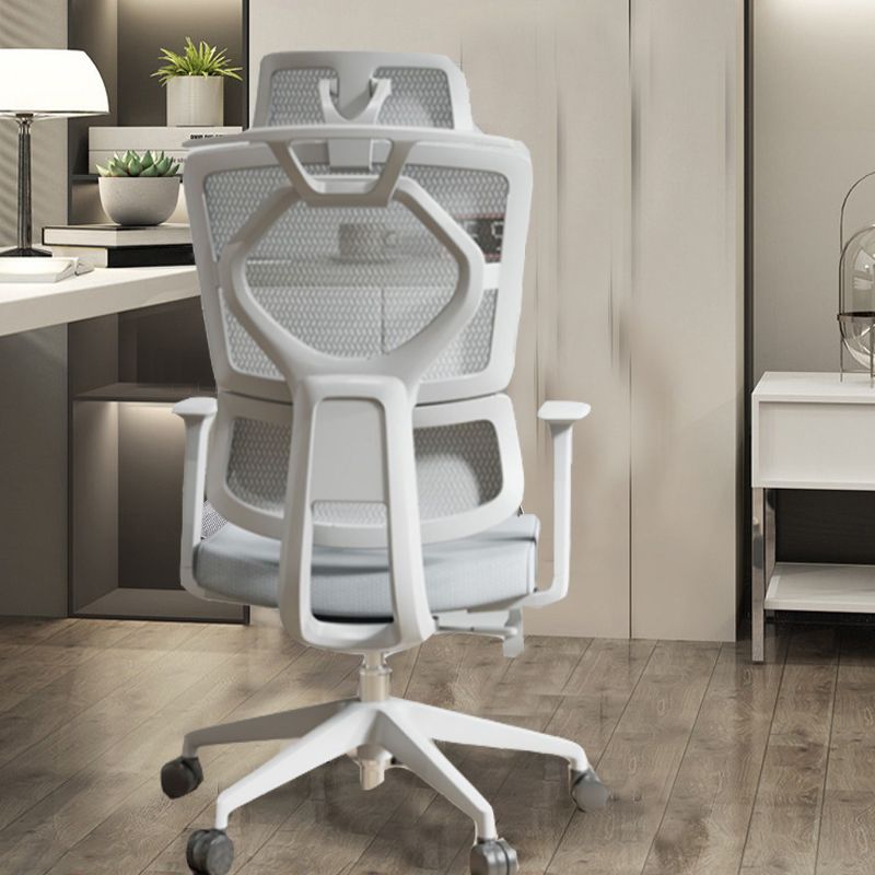 Fixed Arms Desk Chair Adjustable Seat Height Chair with Breathable Back