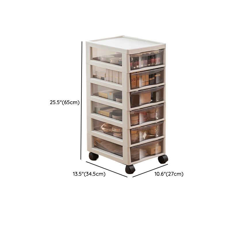 Transparent Filing Cabinet Modern Plastic Drawers Filing Cabinet