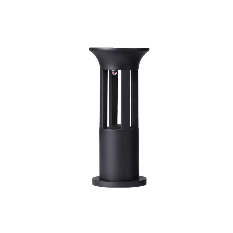 Simplicity Geometrical Ground Lighting Plastic Courtyard LED Landscape Light in Black