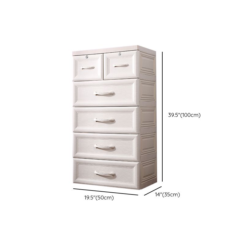 15.6-inch W Nursery Dresser Scandinavian Kids Nightstand with 5/6 Drawers