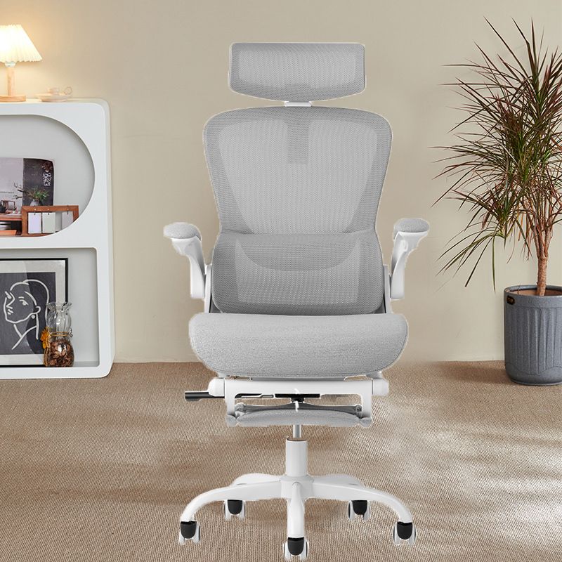 Modern Removable Arms Slide Chair No Distressing Ergonomic Desk Chair