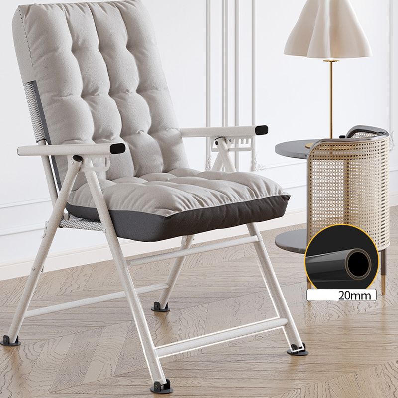 Contemporary Style Recliner Removable Cushions Foldable Seat