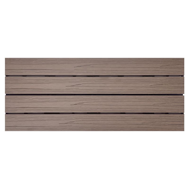 Smooth Water Resistant Floor Tile Rectangle Engineered Wooden Floor for Patio Garden