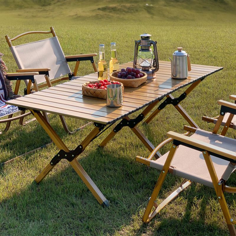 Rectangle Metal Removable Camping Table Contemporary Folding Table