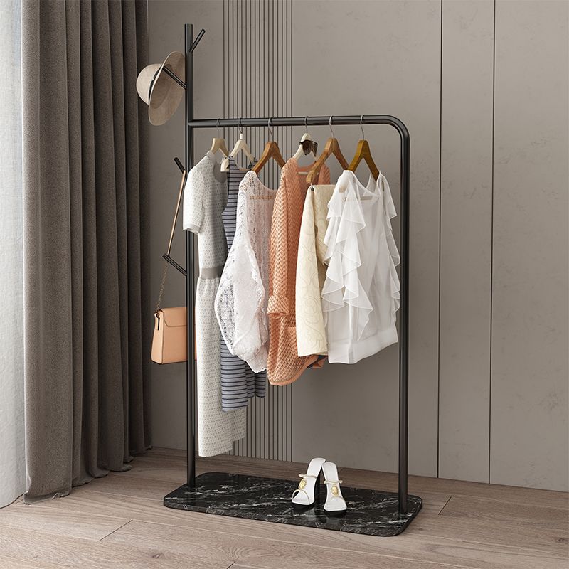 Contemporary Plain Hall Tree Coat Hooks Metal Coat Rack for Bedroom