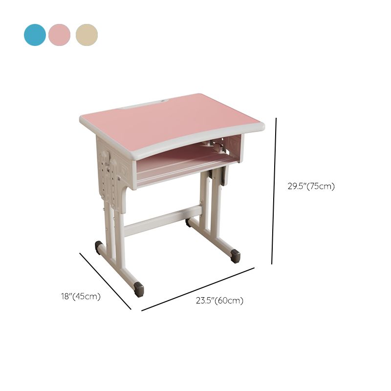 School Kids Desks Modern Adjustable Writing Desk with Storage