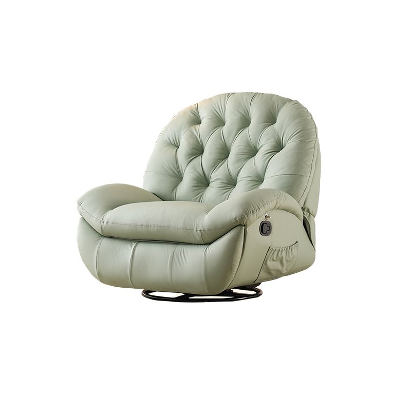 Storage Recliner Position Lock Recliner Chair with Tufted Back