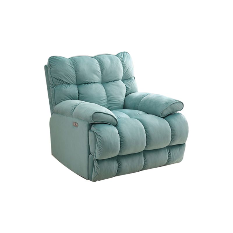 Contemporary Corduroy Standard Recliner with Independent Foot