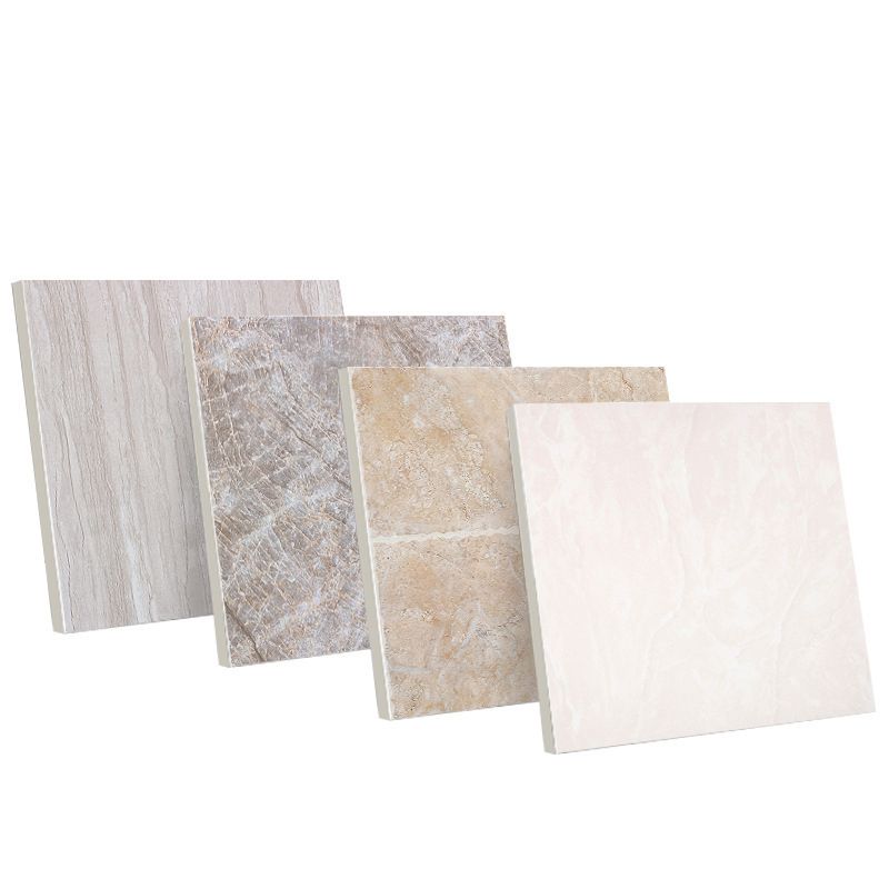 Contemporary Style Floor Tile Straight Edge Square Waterproof Floor Tile